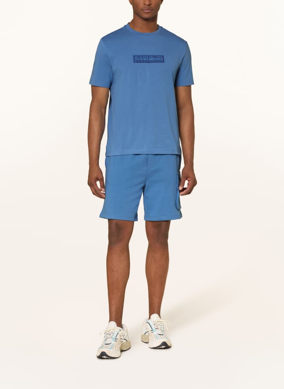 NAPAPIJRI T-shirt S-BOX LICHTBLAUW / BLAUW