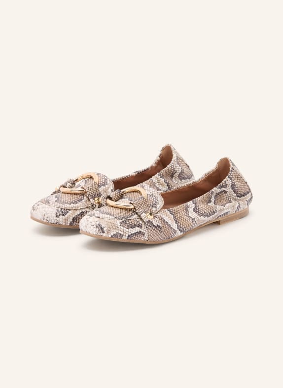 KENNEL & SCHMENGER Ballerinas LOLA BEIGE / GOLD
