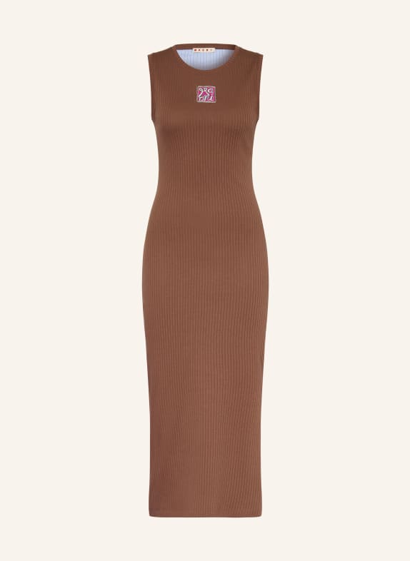 MARNI Jerseykleid BRAUN