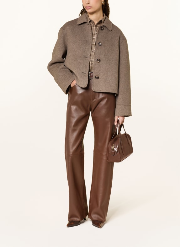 STUDIO AR Boxy jacket NICOLINA TAUPE