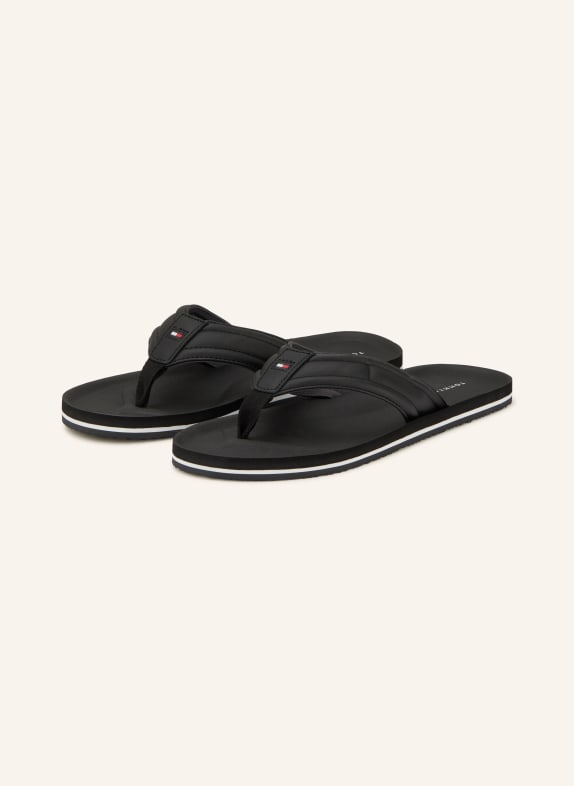 TOMMY HILFIGER Zehentrenner SCHWARZ