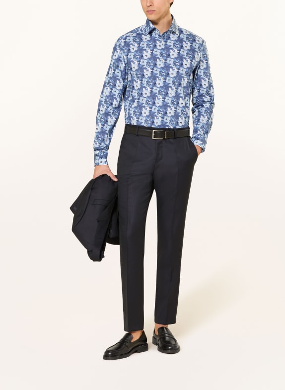 van Laack Overhemd VL-RIVARA-TF Tailor Fit BLAUW / LICHTBLAUW / WIT