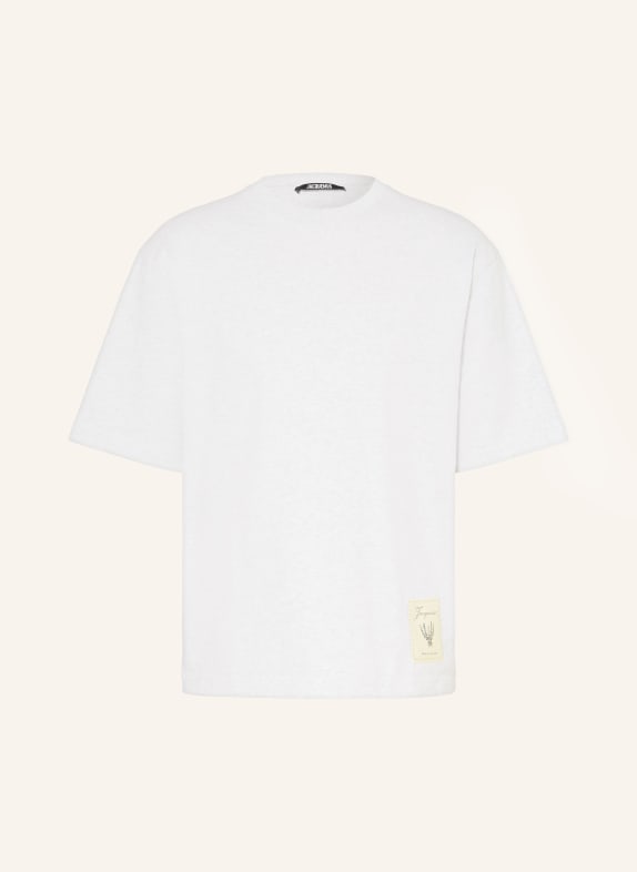 JACQUEMUS T-Shirt LE TSHIRT TORNEO MC HELLGRAU / BEIGE