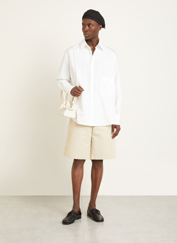 JACQUEMUS Košile LA CHEMISE NAPPE Comfort Fit BÍLÁ