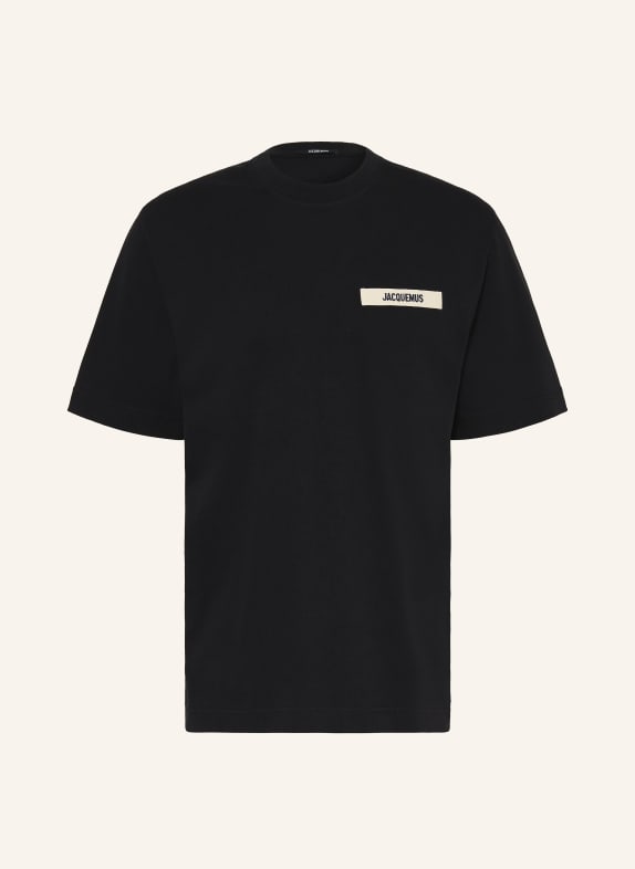 JACQUEMUS T-shirt LE TSHIRT GROS GRAIN BLACK