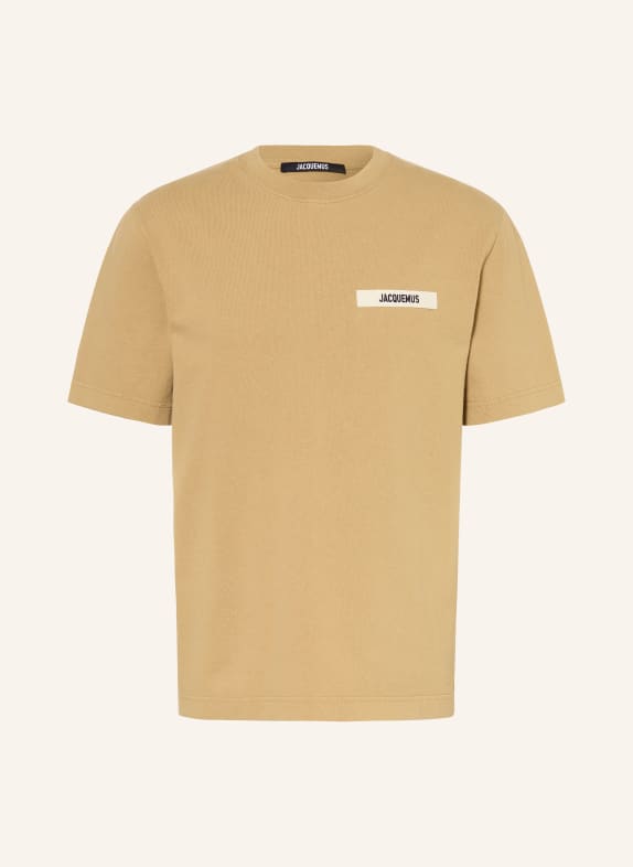 JACQUEMUS T-Shirt LE T-SHIRT GROS GRAIN CAMEL