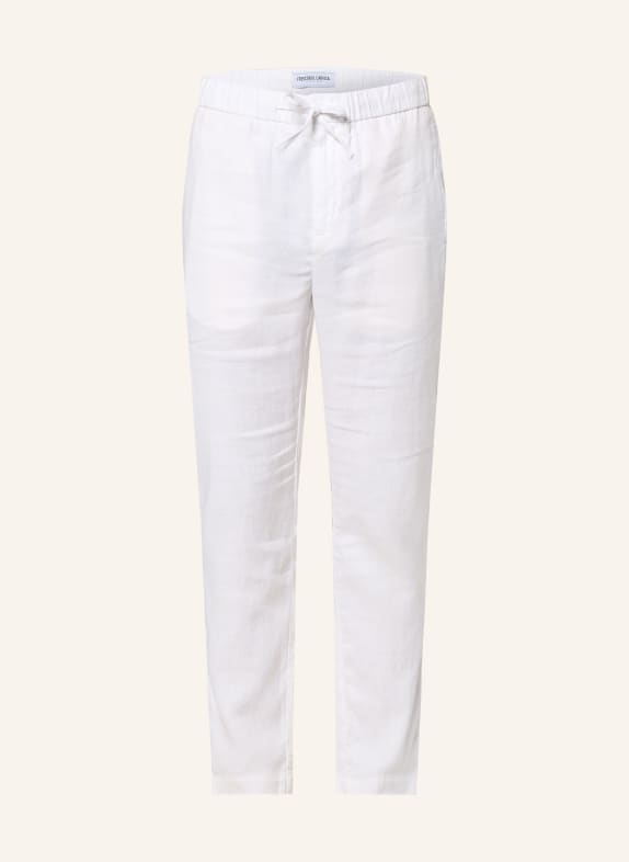 FRESCOBOL CARIOCA Chino OSCAR Regular Fit mit Leinen WEISS