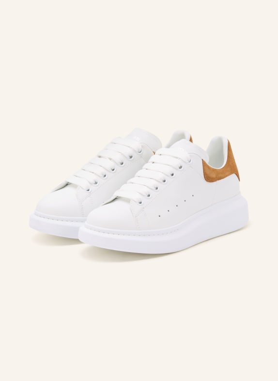 McQUEEN trampki BIAŁY / CAMELOWY