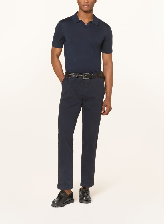 OLYMP Tricou polo din tricot ALBASTRU ÎNCHIS