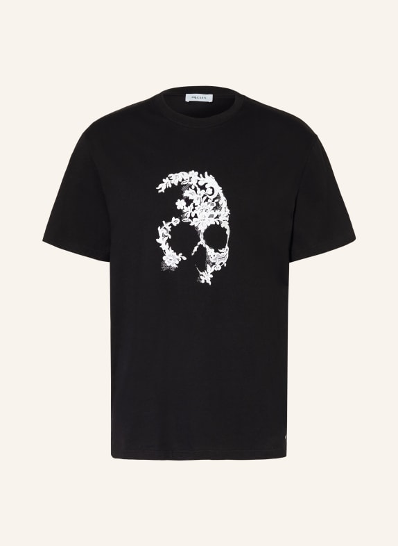 McQUEEN T-shirt BLACK / WHITE