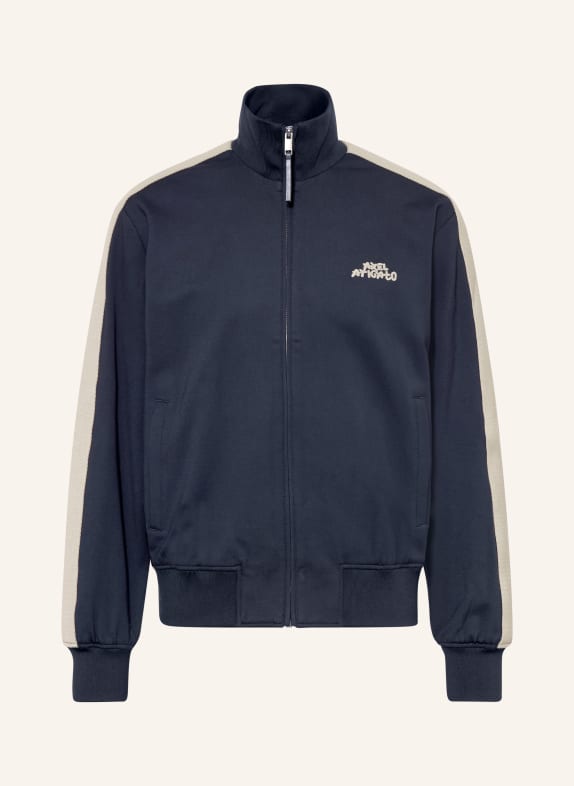 AXEL ARIGATO Mikina CHASE s pruhy TMAVĚ MODRÁ / KRÉMOVÁ