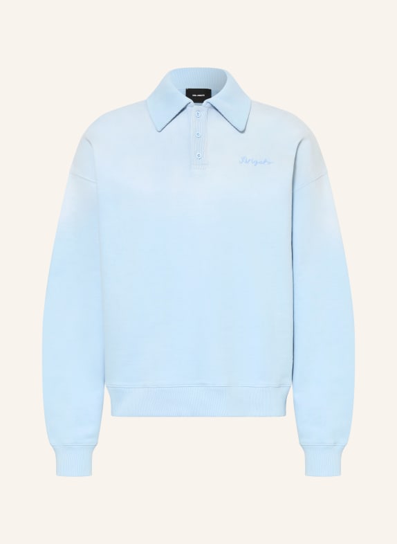 AXEL ARIGATO Bluzka polo z dzianiny dresowej JASNONIEBIESKI