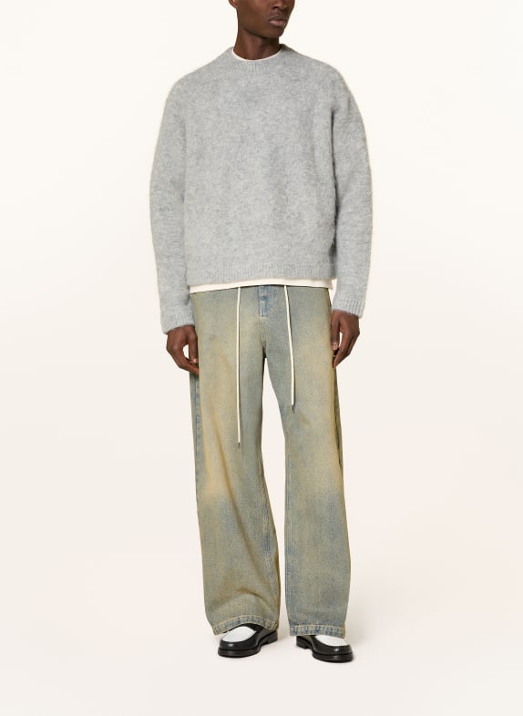 about:blank Trui van alpaca LICHTGRIJS