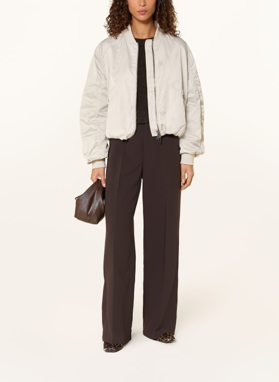 BEAUMONT JODY satin blouson CREAM