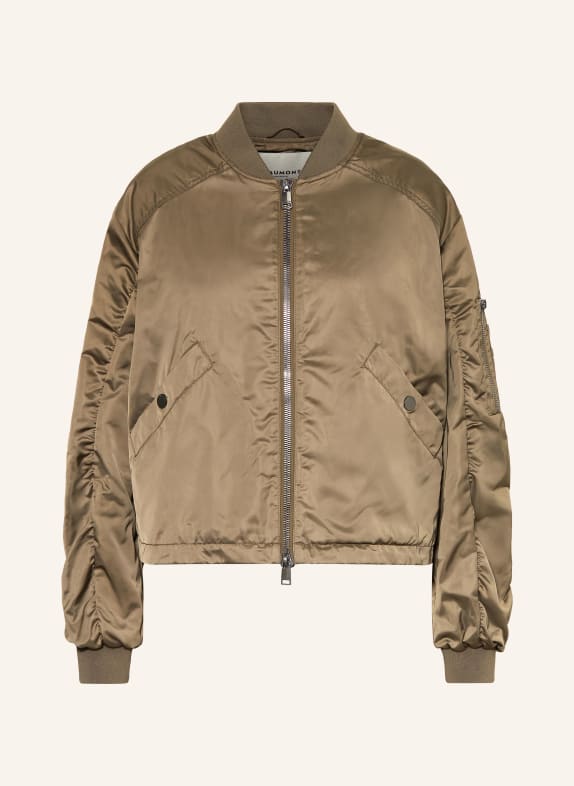BEAUMONT JODY satin blouson KHAKI