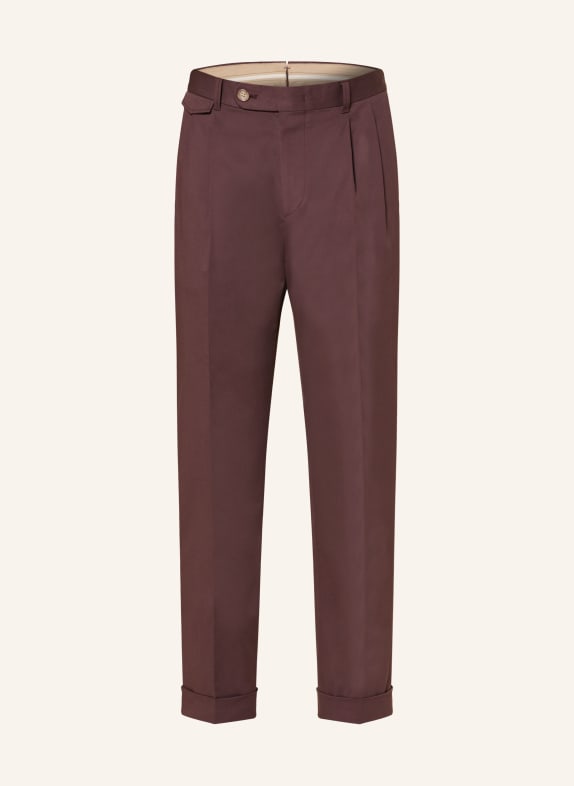 windsor. Kombinace kalhot Extra Slim Fit 605 Dark Red 605