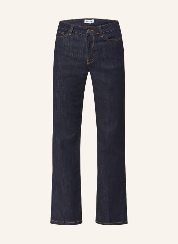 MORE & MORE Dżinsy z szerokimi nogawkami 0970 rinse wash denim dark blue