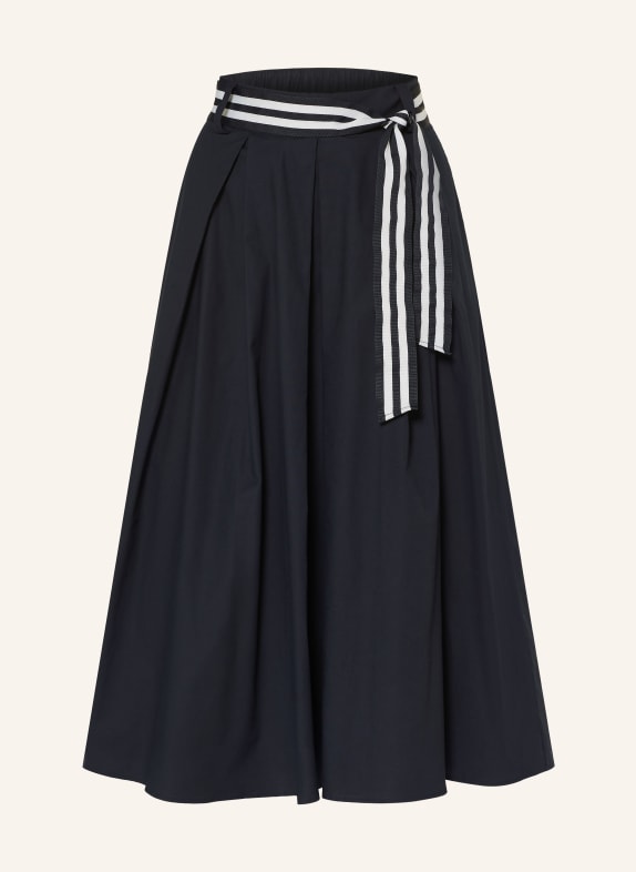 MORE & MORE pleated skirt DARK BLUE