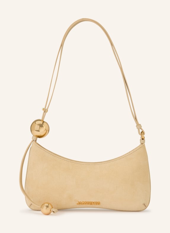 JACQUEMUS Schultertasche LE BISOU PERLE ECRU / GOLD