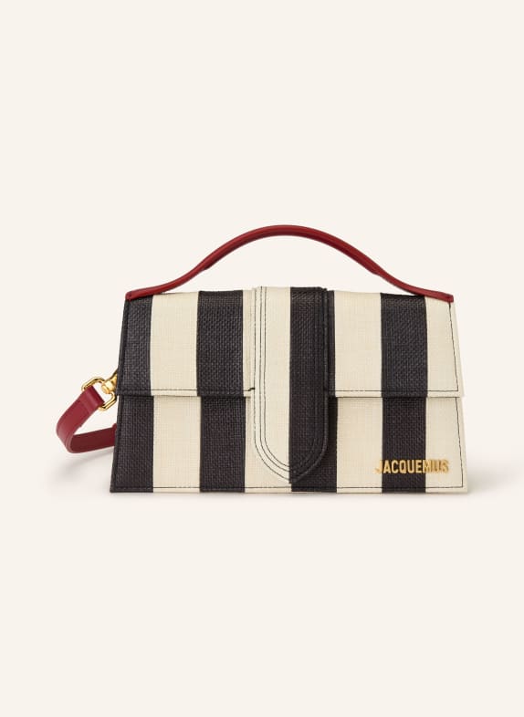 JACQUEMUS Umhängetasche LE GRAND BAMBINO ECRU / GOLD / SCHWARZ