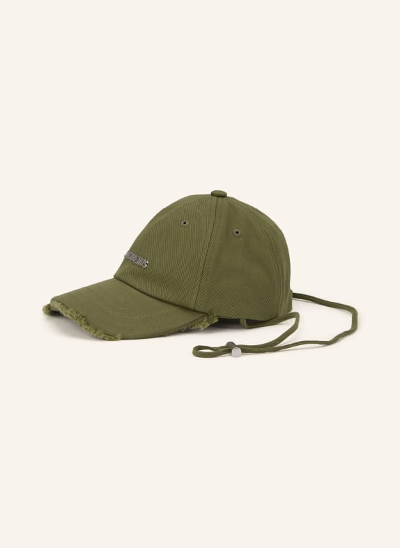 JACQUEMUS Czapka LA CASQUETTE ARTICHAUT KHAKI