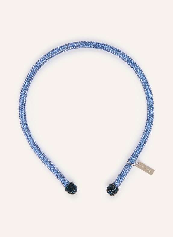 ETRO Čelenka s ozdobnými kameny MODRÁ / ČERNÁ