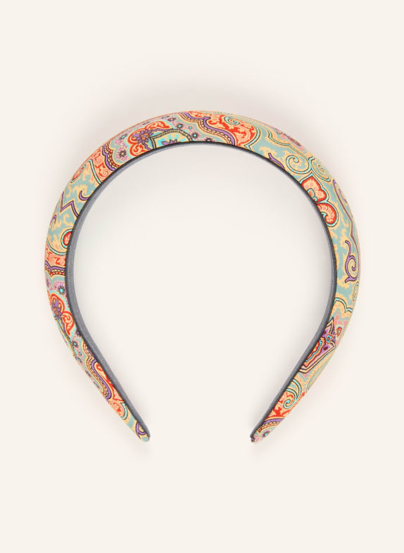 ETRO Hedvábný čelenka MÁTOVÁ / FIALOVÁ / ČERVENÁ