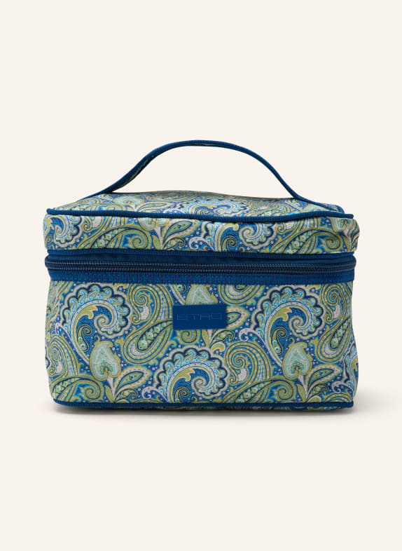 ETRO Kosmetiktasche BLAU / GELB / MINT
