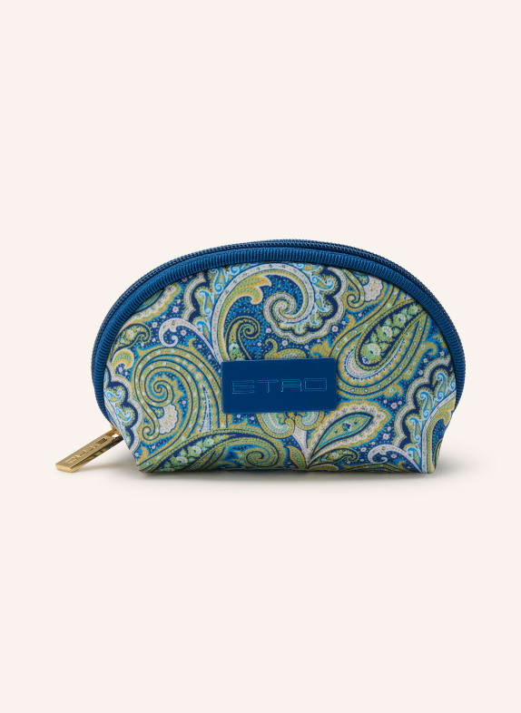 ETRO Pouch MINI BLAU / HELLGRÜN / WEISS