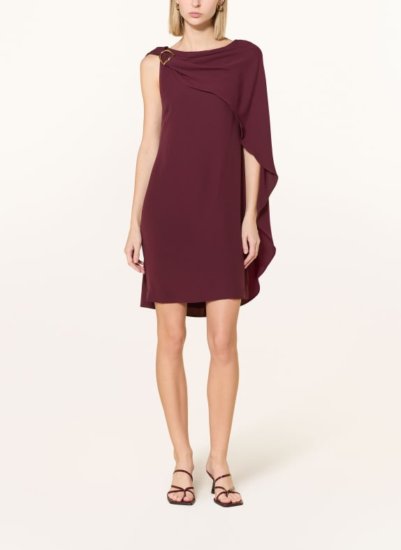 LAUREN RALPH LAUREN cocktailjurk DONKERROOD