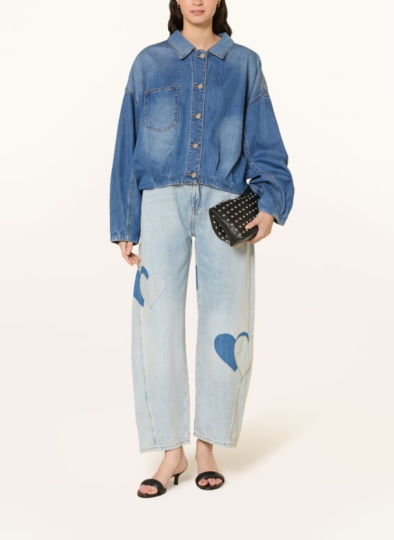 ELIAS RUMELIS HEROSA denim blouse BLUE