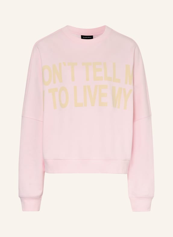 ELIAS RUMELIS IKORIA sweatshirt LIGHT PINK / LIGHT YELLOW