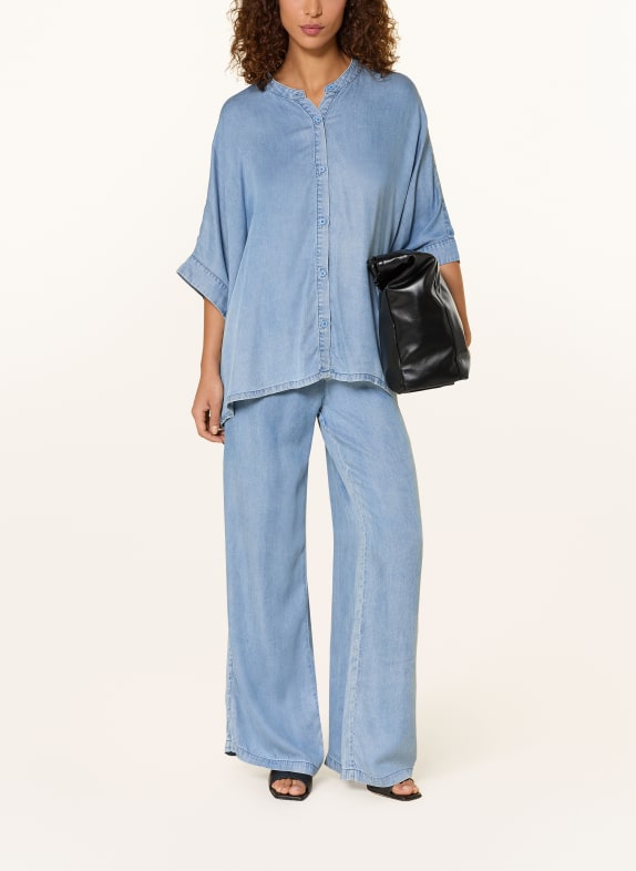 ELIAS RUMELIS Blouse SADIE in denimlook LICHTBLAUW