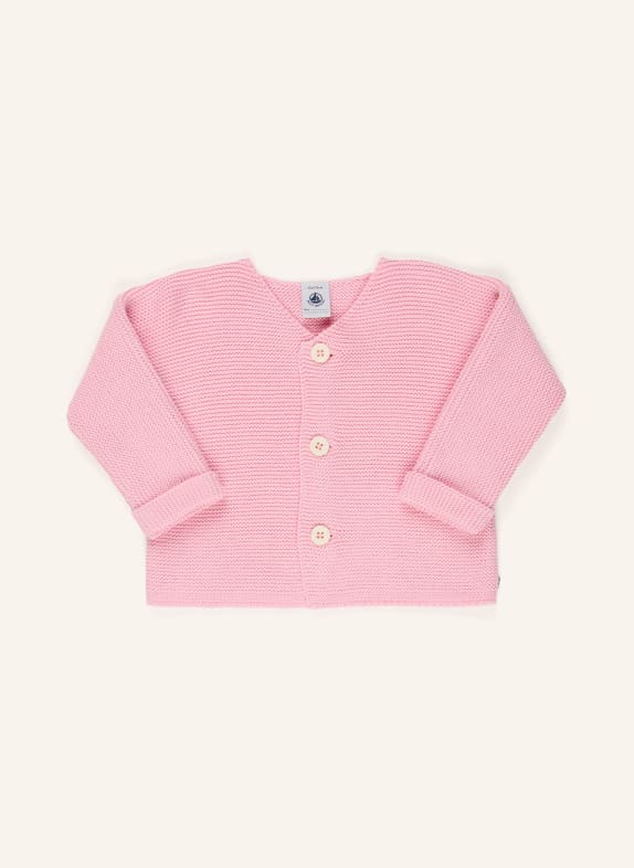 PETIT BATEAU Strickjacke ROSA