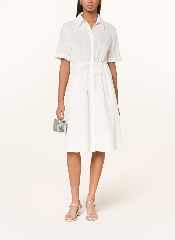 MARC CAIN Hemdblusenkleid 100 WHITE