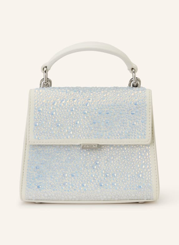 MARC CAIN Umhängetasche mit Schmucksteinen 100 WHITE