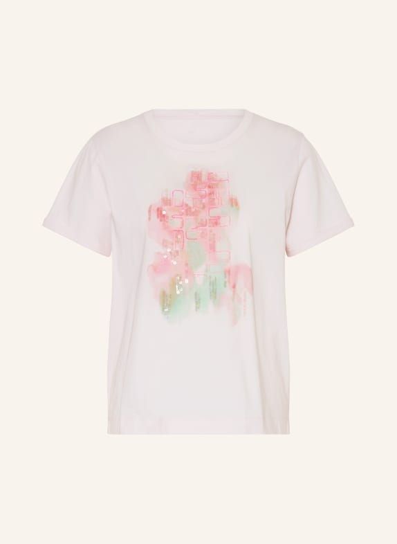 MARC CAIN T-Shirt mit Pailletten 202 rosewater new