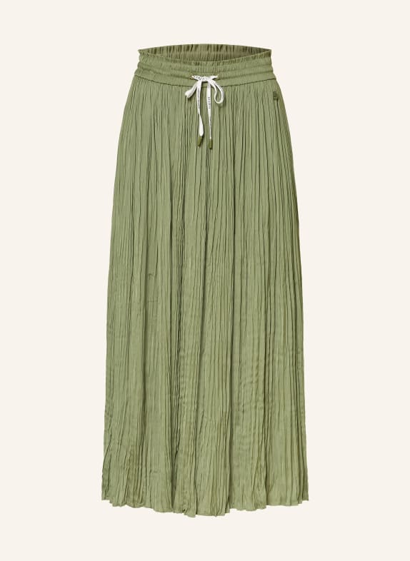 MARC CAIN plisovaná sukně 574 olivine