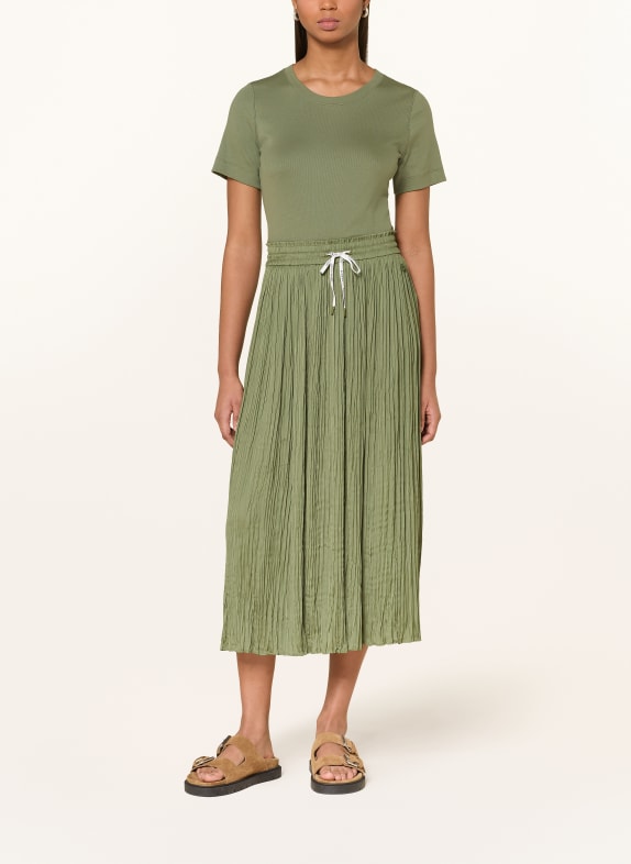 MARC CAIN Plisseerock 574 olivine