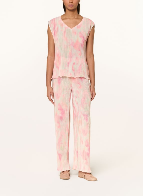 MARC CAIN Bluză cu pliuri 231 candlelight peach