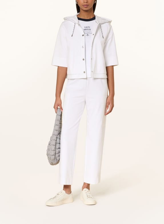 MARC CAIN Jas in verschillende materialen met 3/4-mouwen 100 WHITE