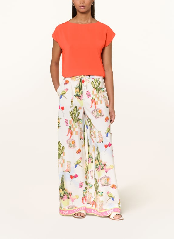 MARC CAIN blouse 223 bright tomato