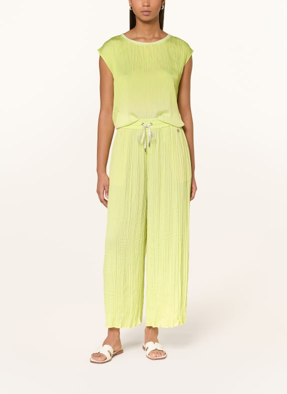 MARC CAIN Bluză cu pliuri 411 sunny lime new