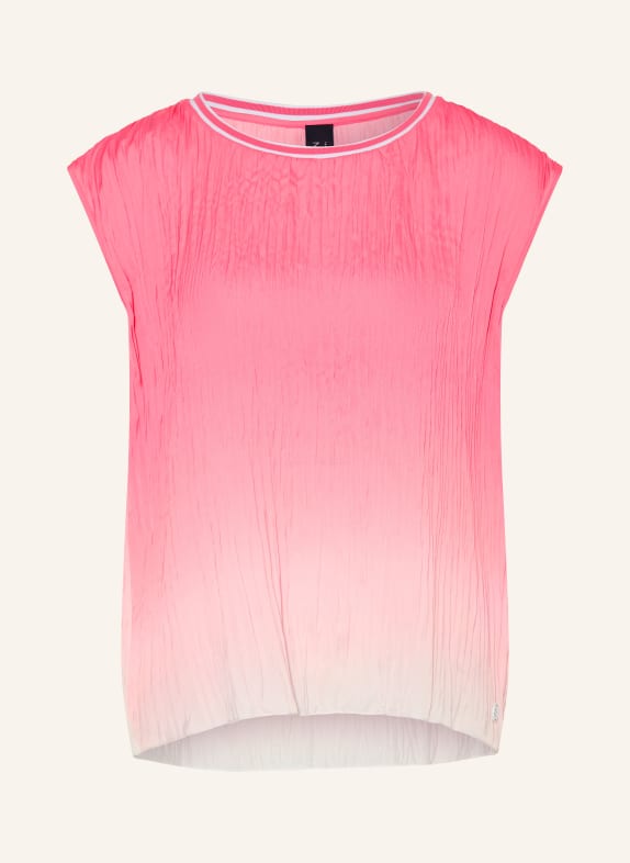 MARC CAIN Blouse top with pleats 246 pink lemonade