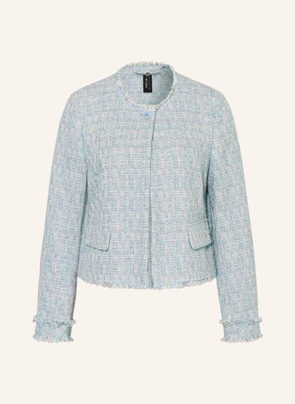 MARC CAIN Bouclé sako s třpytivou přízí 319 magical blue