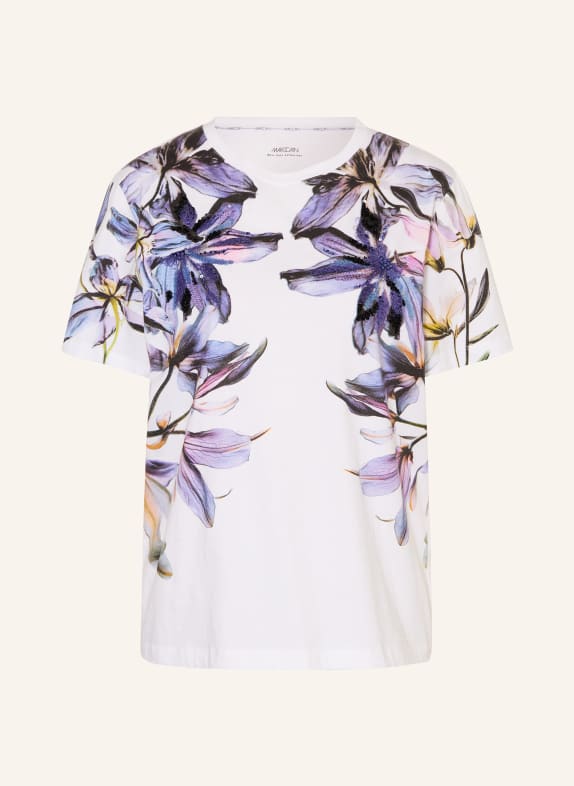 MARC CAIN Sequin T-shirt 100 WHITE