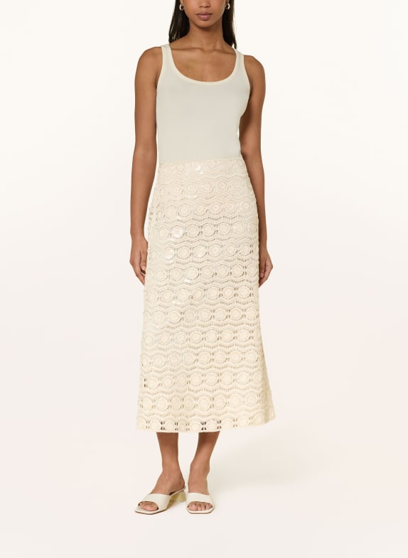 MARC CAIN Top 112 bright ecru