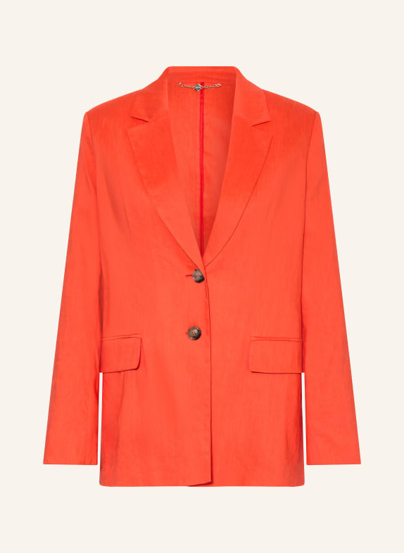 MARC CAIN Blazer with linen 223 bright tomato