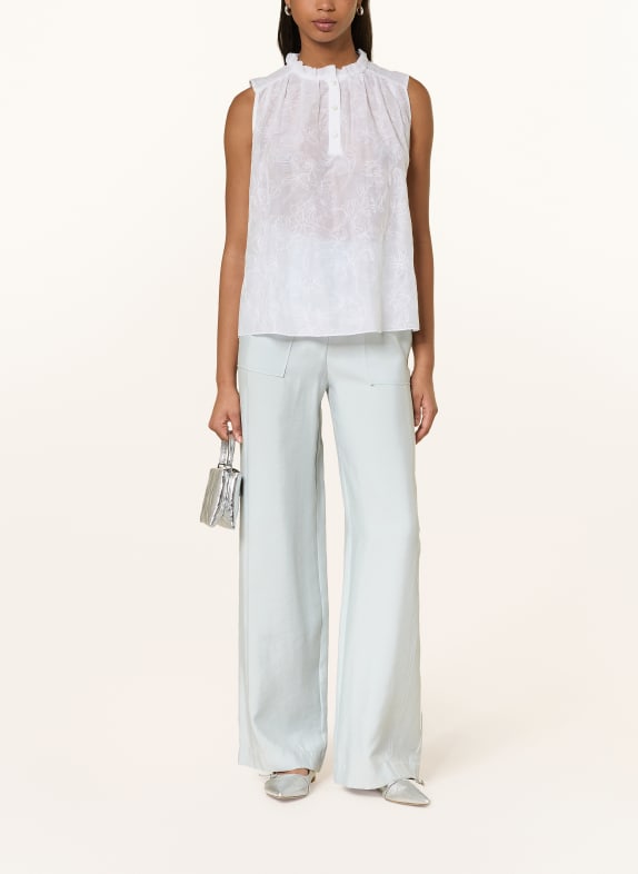 MARC CAIN Marlene-byxor WELKOM 309 pearl blue