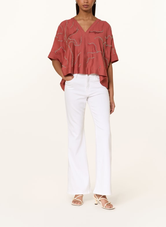 MARC CAIN Flared jeans FRENDA 100 WHITE